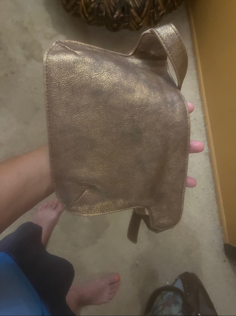 Waist Purse Adjustable Shiny leather- like